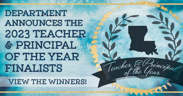 Department announces the 2023 Teacher and Principal of the Year finalists - View the winners!