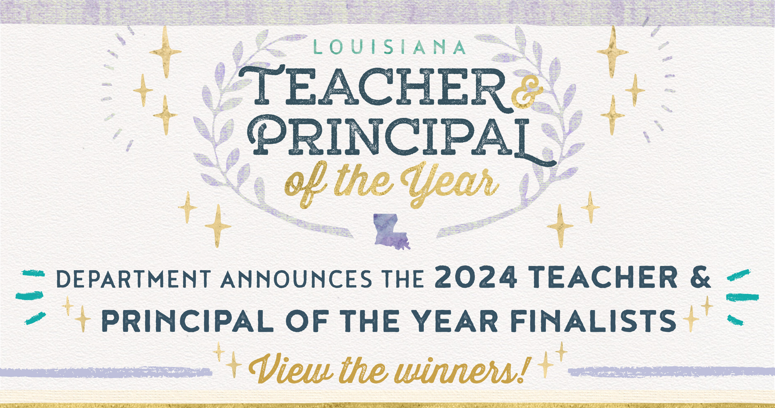 Department announces the 2024 Teacher and Principal of the Year finalists. View the winners!